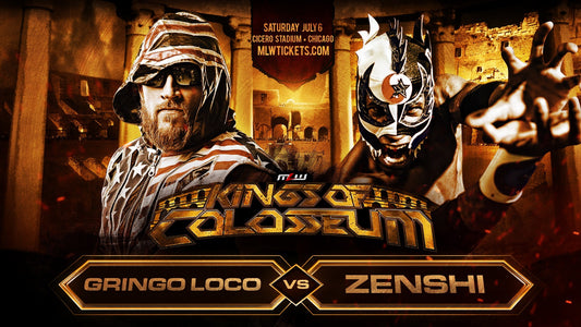 Zenshi Vs Gringo Loco added to Kings of Colosseum Event