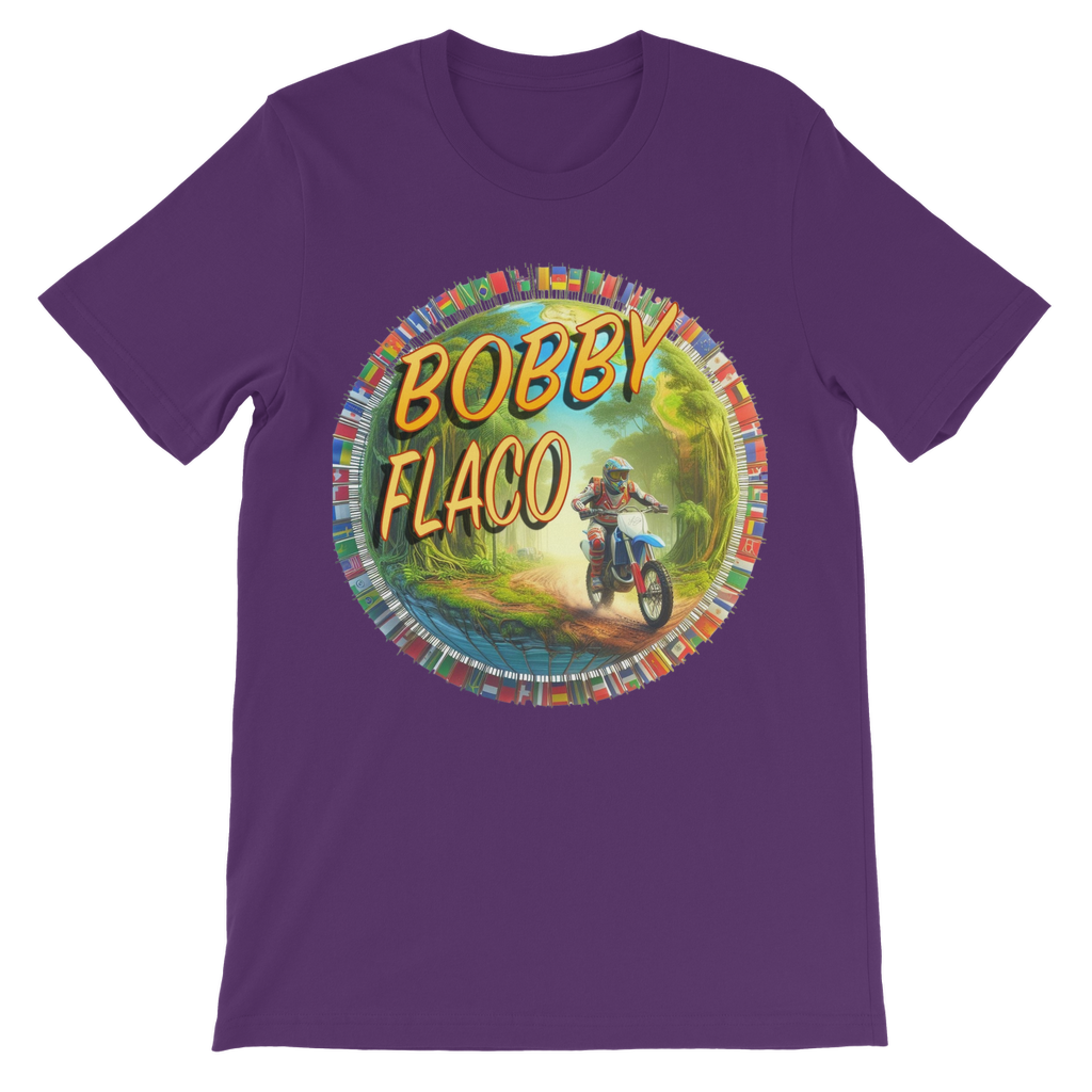 "Bike the World" Bobby Flaco - USaA Youthwear Tee