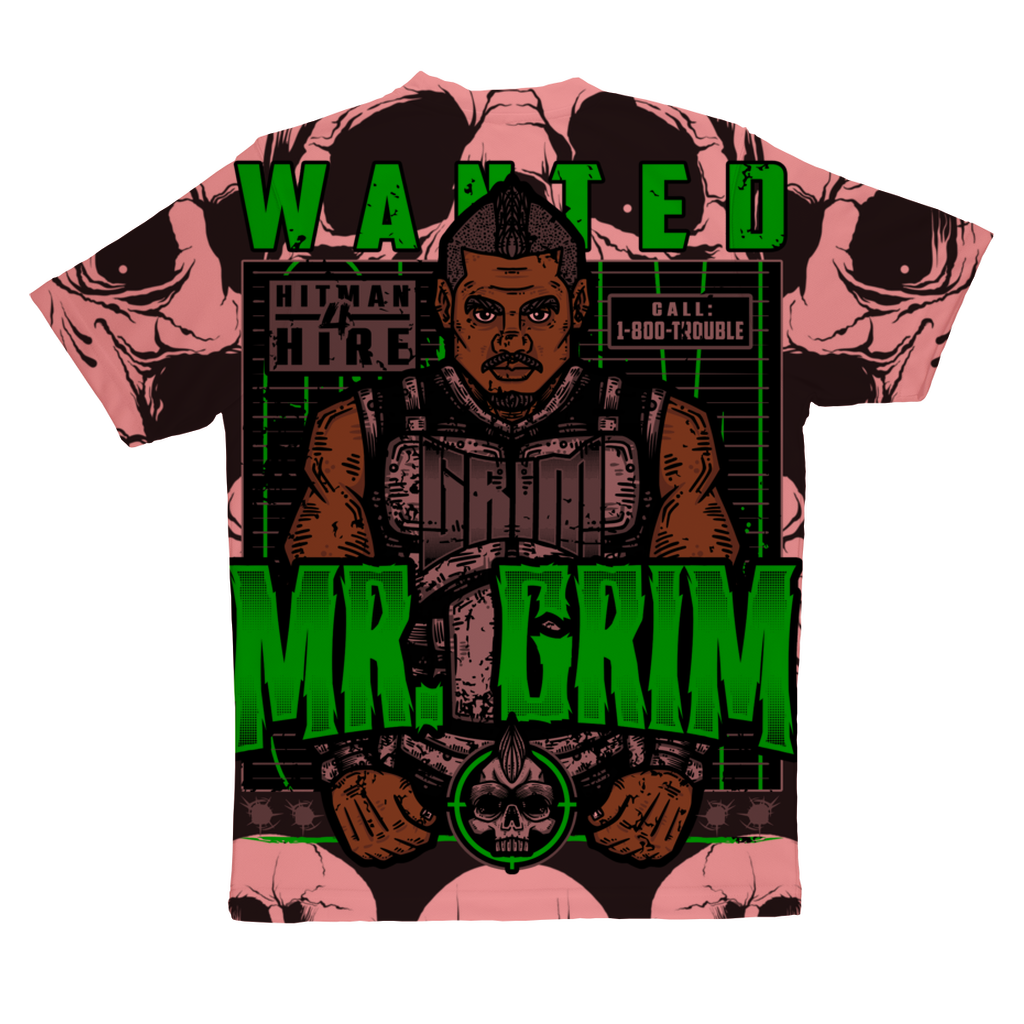 MR. Grim "Wanted" Unisex Activewear Tee