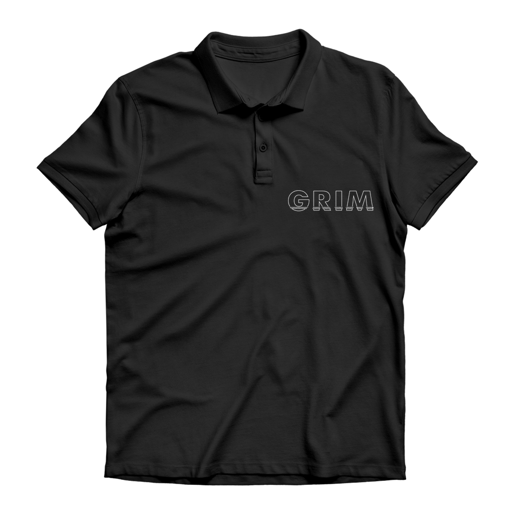 MR. Grim "Zipped Up" Premium Unisex Adult Polo Shirt