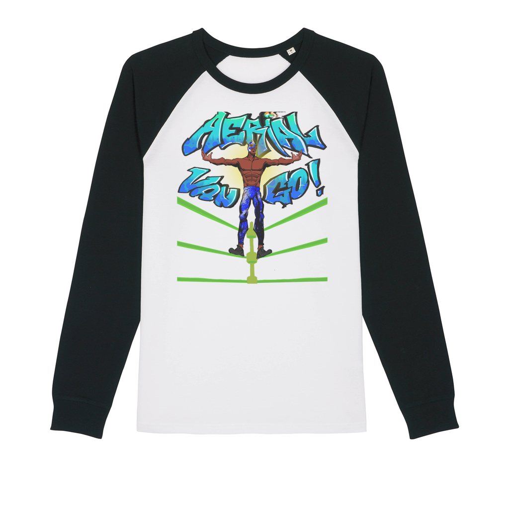 "Art Redeemer" - Aerial Van Go (USA) Premium Raglan Long Sleeve Shirt