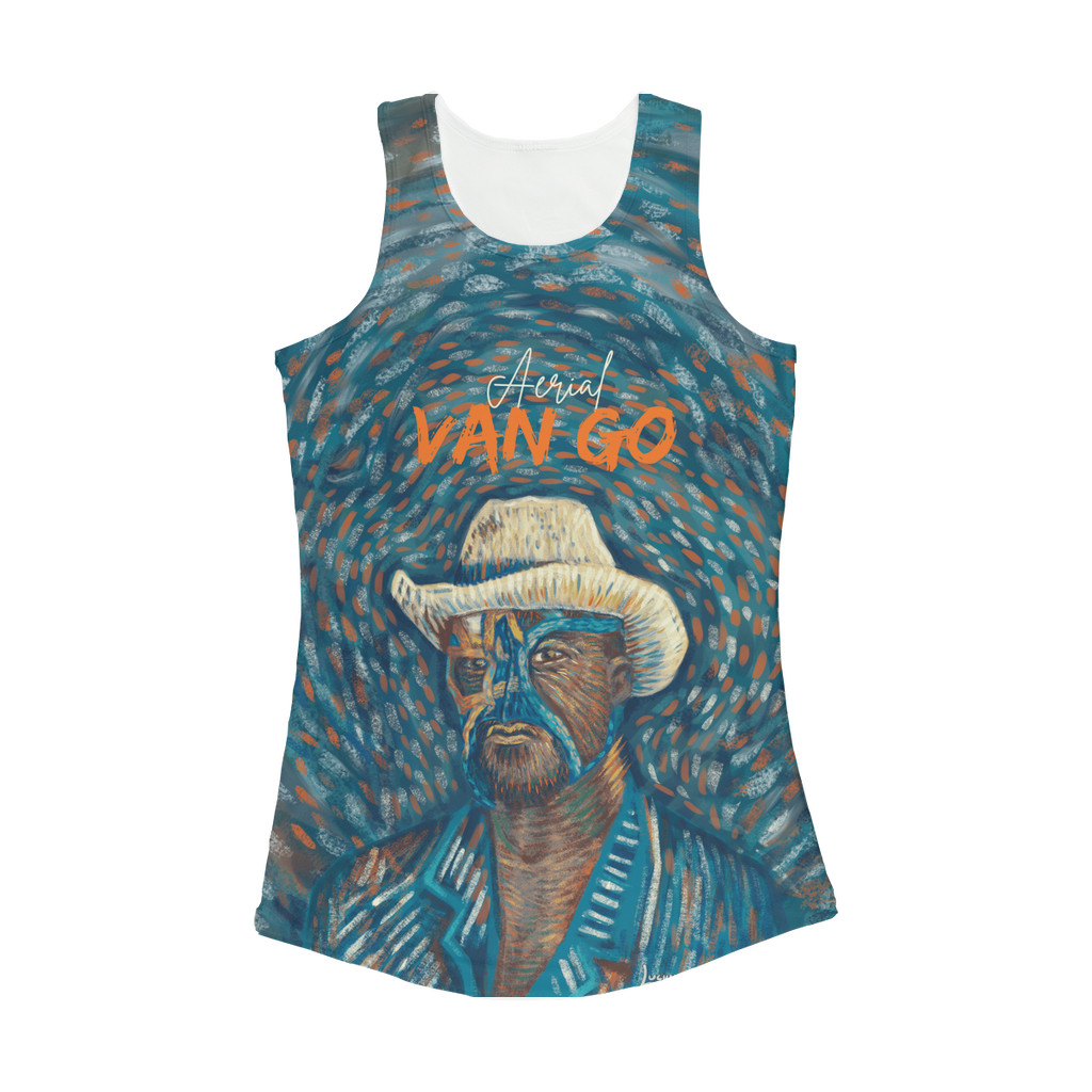 "Self Portrait" - Aerial Van Go (USA) Women's Activewear Tank Top