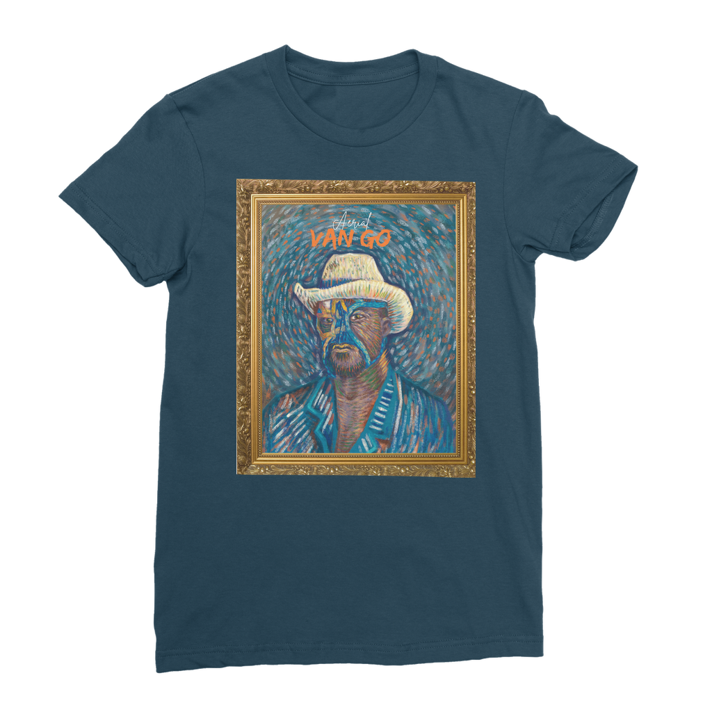 "Self Portrait" - Aerial Van Go (USA) Women's Wear T-Shirt
