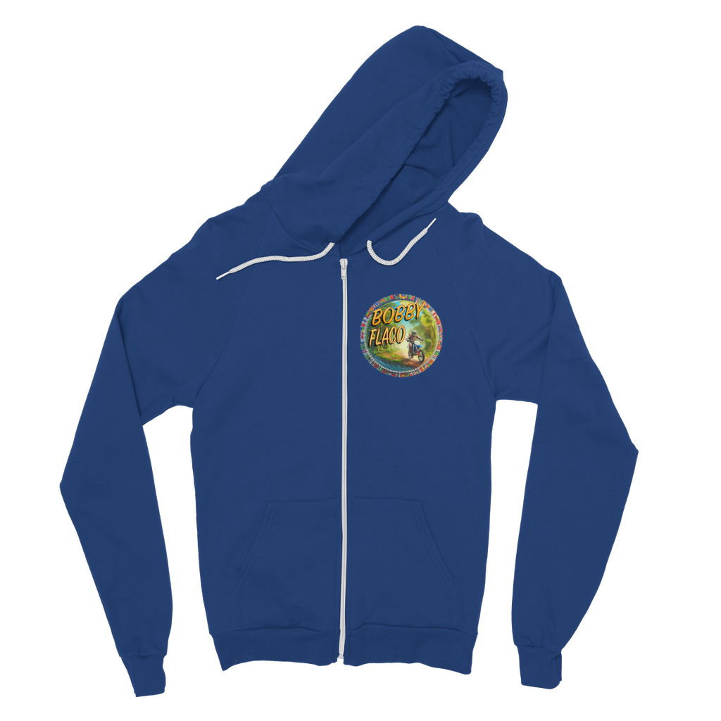 "Bike the World" Bobby Flaco - USaA Zip Hoodie