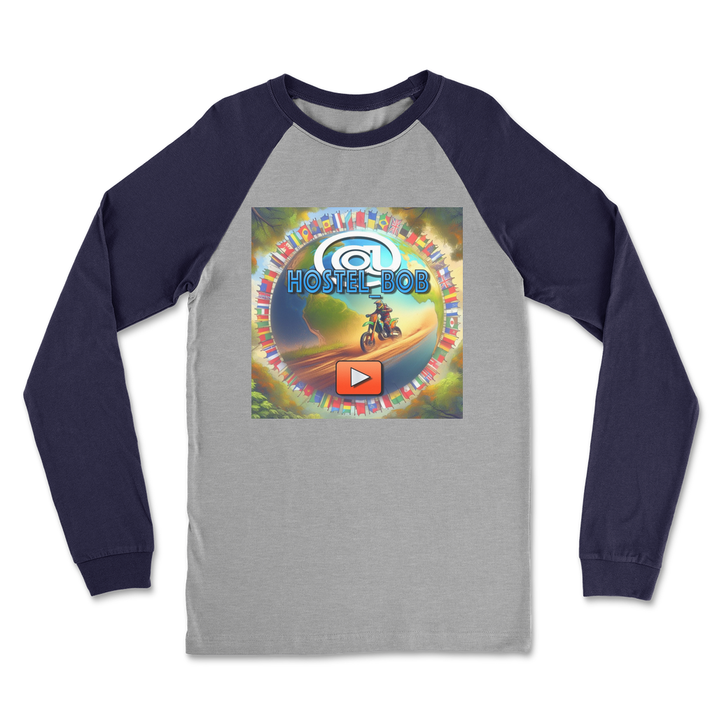 "Hostel Bob" - Bobby Flaco - USA Classic Raglan Long Sleeve Shirt
