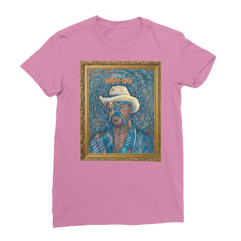 "Self Portrait" - Aerial Van Go (USA) Women's Wear T-Shirt