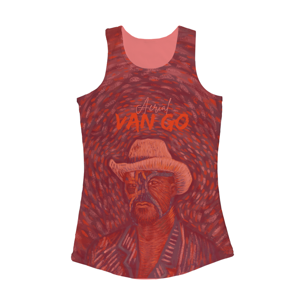"Self Portrait" - Aerial Van Go (USA) Women's Activewear Tank Top