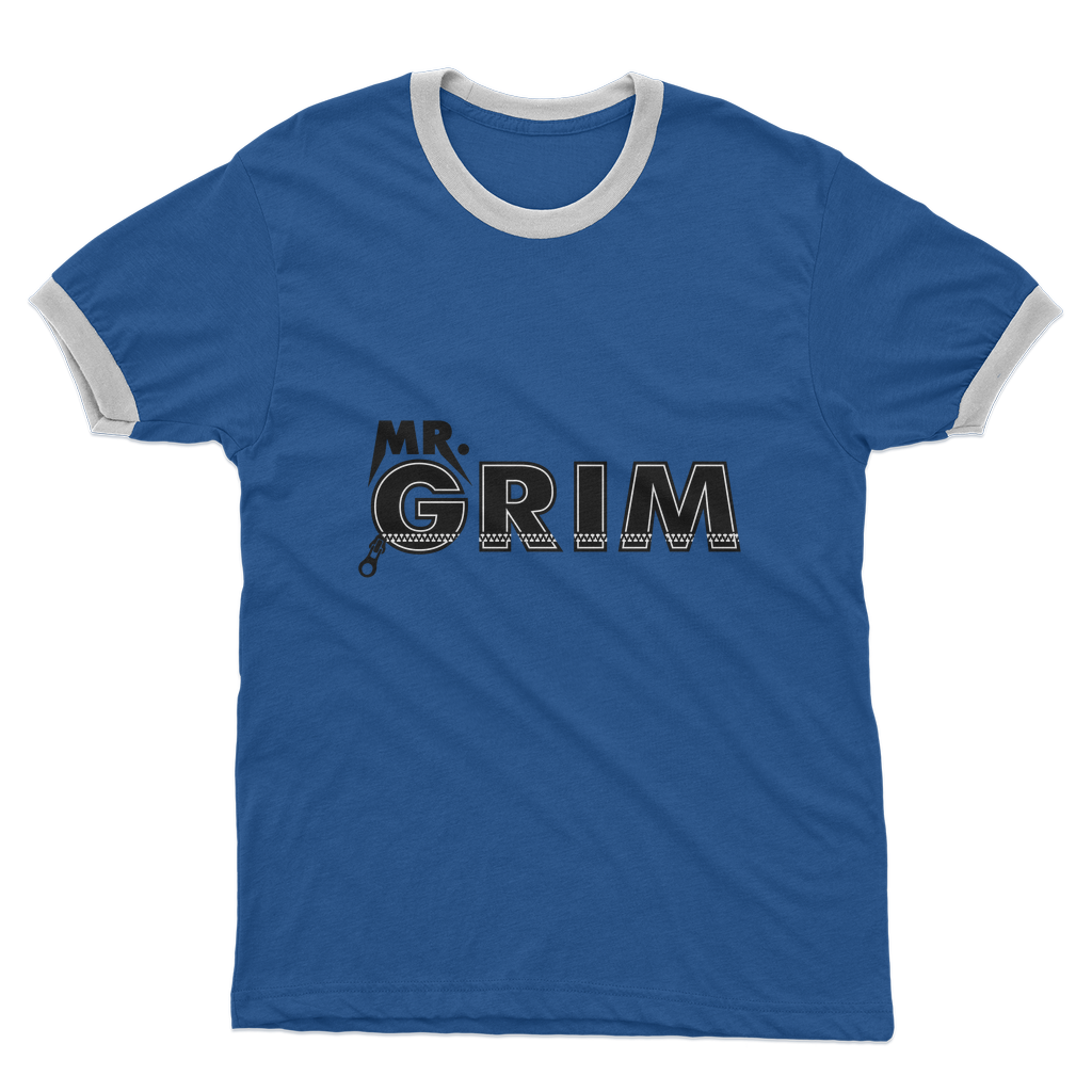 MR. Grim "Zipped Up" Ringer Tee