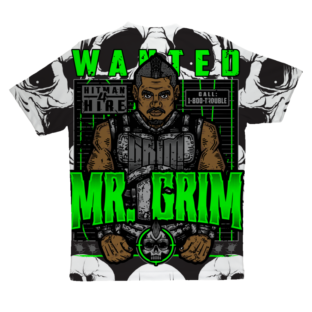 MR. Grim "Wanted" Unisex Activewear Tee