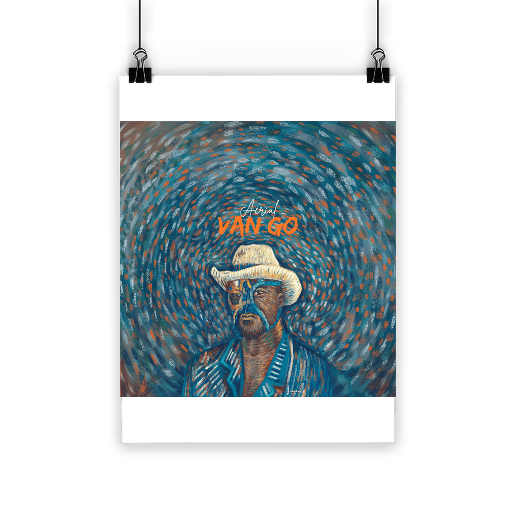 "Self Portrait" - Aerial Van Go (USA) Poster