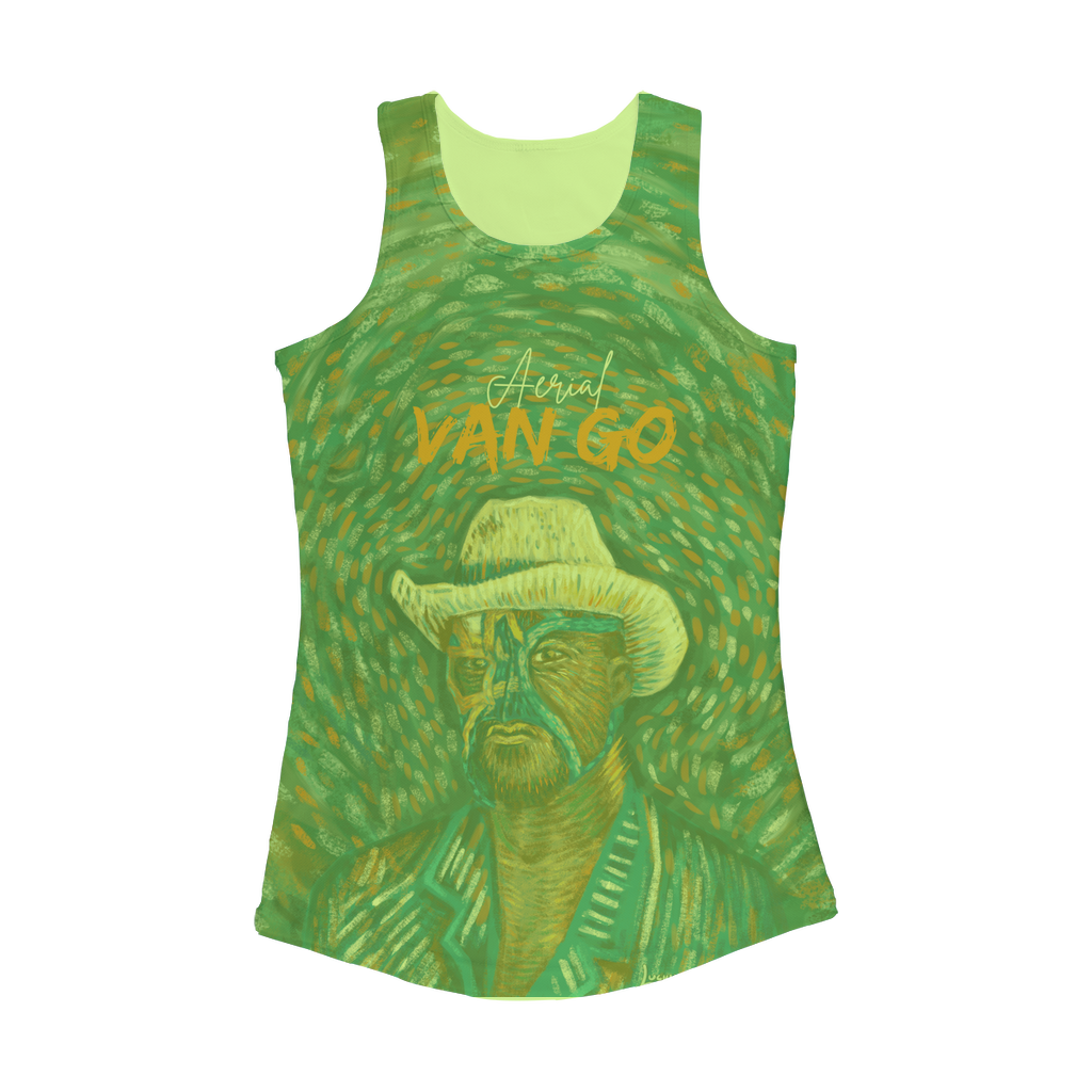 "Self Portrait" - Aerial Van Go (USA) Women's Activewear Tank Top