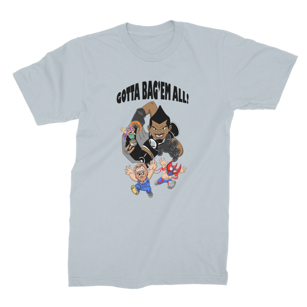 MR. Grim "Gotta Bag Em All" Premium Jersey Adult T-Shirt