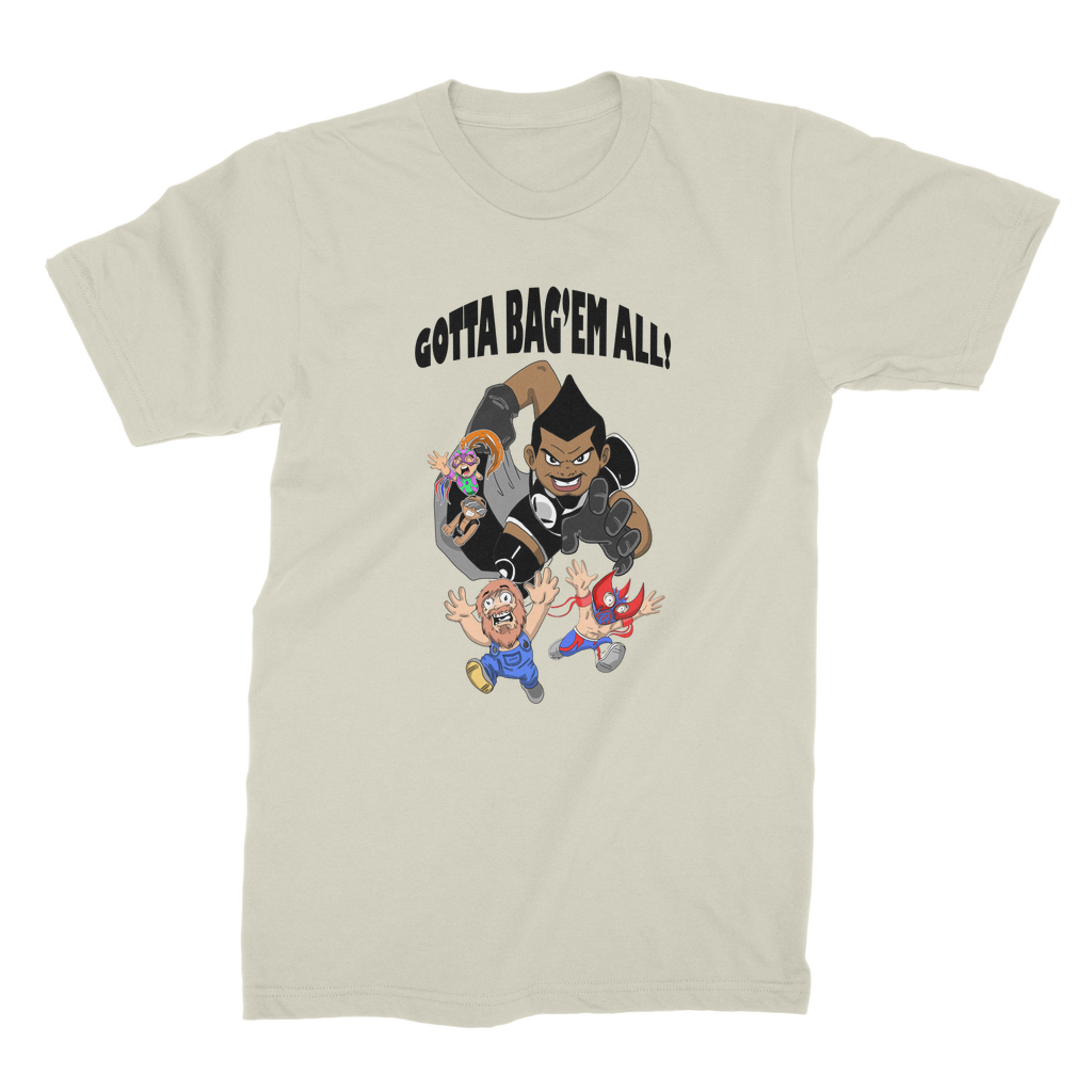 MR. Grim "Gotta Bag Em All" Premium Jersey Adult T-Shirt