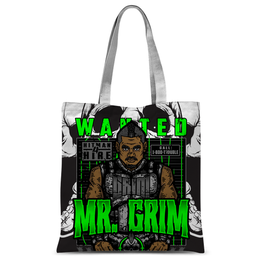 MR. Grim "Wanted" Tote Bag
