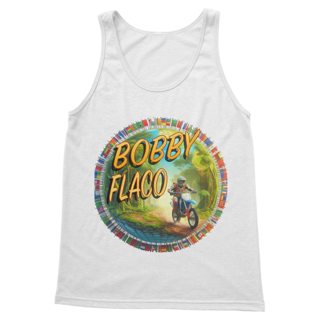 "Bike the World" Bobby Flaco - USaA Women's Wear Tank Top