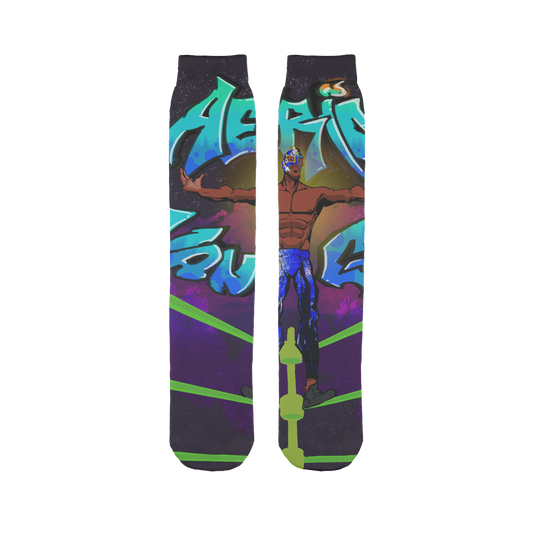 "Art Redeemer" - Aerial Van Go (USA) Tube Socks
