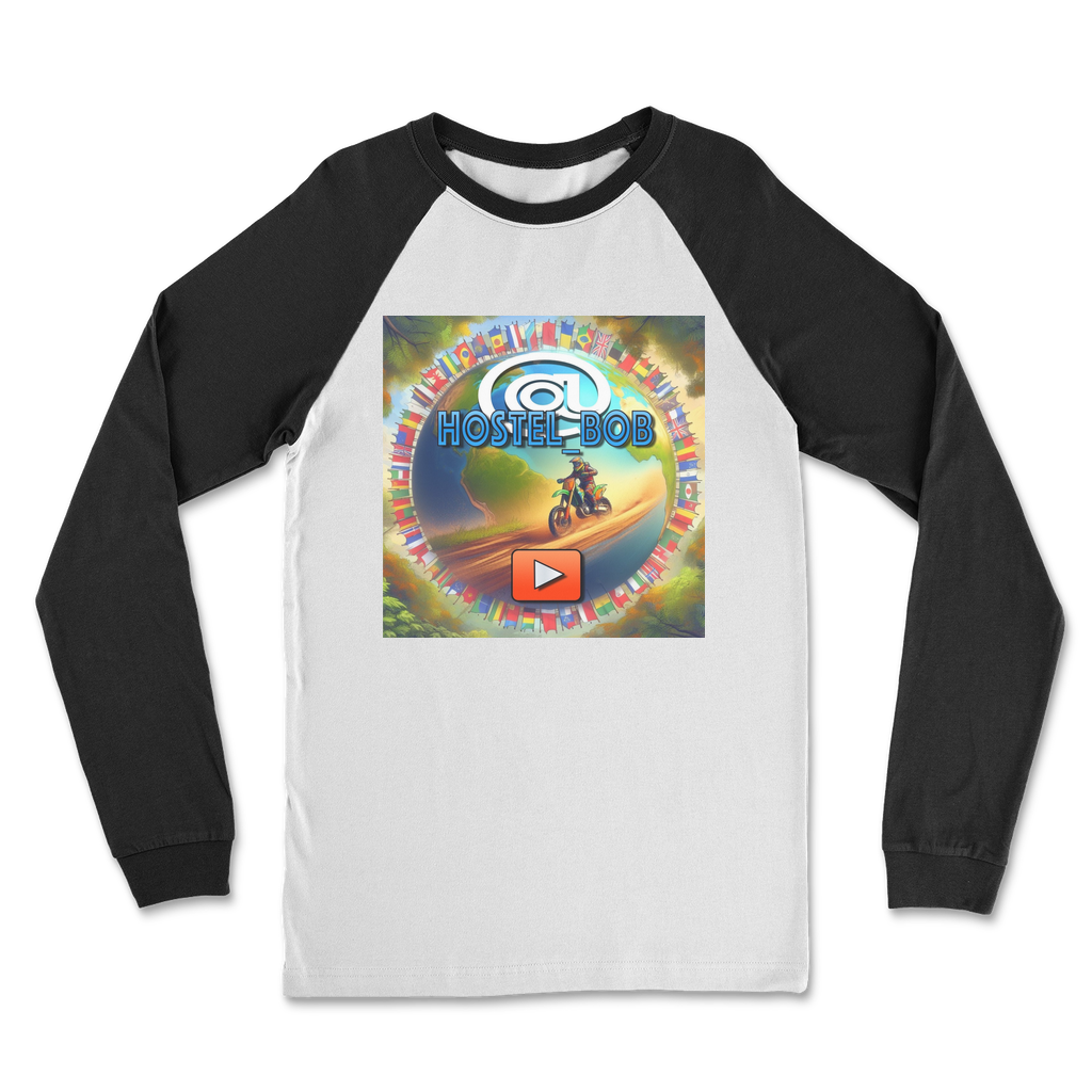 "Hostel Bob" - Bobby Flaco - USA Classic Raglan Long Sleeve Shirt