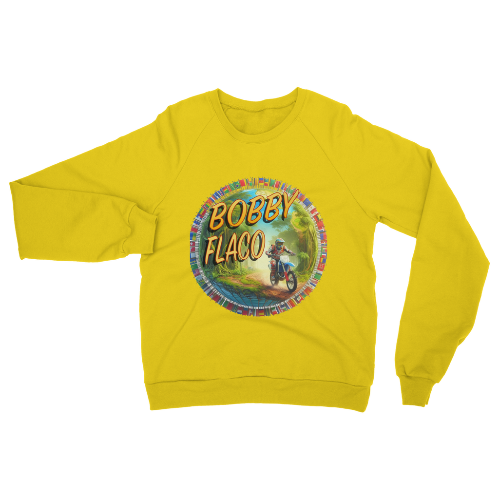 "Bike the World" Bobby Flaco - USaA Unisex Sweatshirt