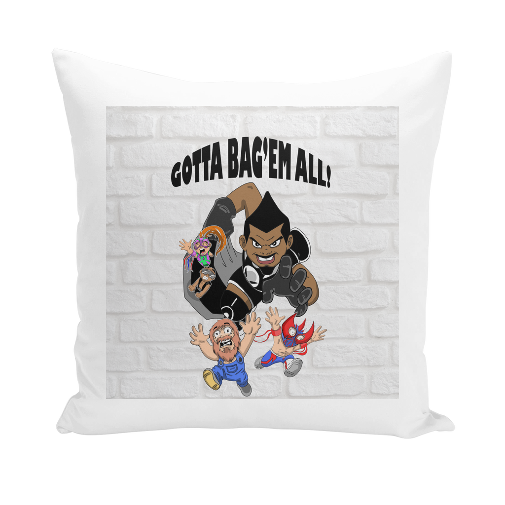 MR. Grim "Gotta Bag Em All" Throw Pillow
