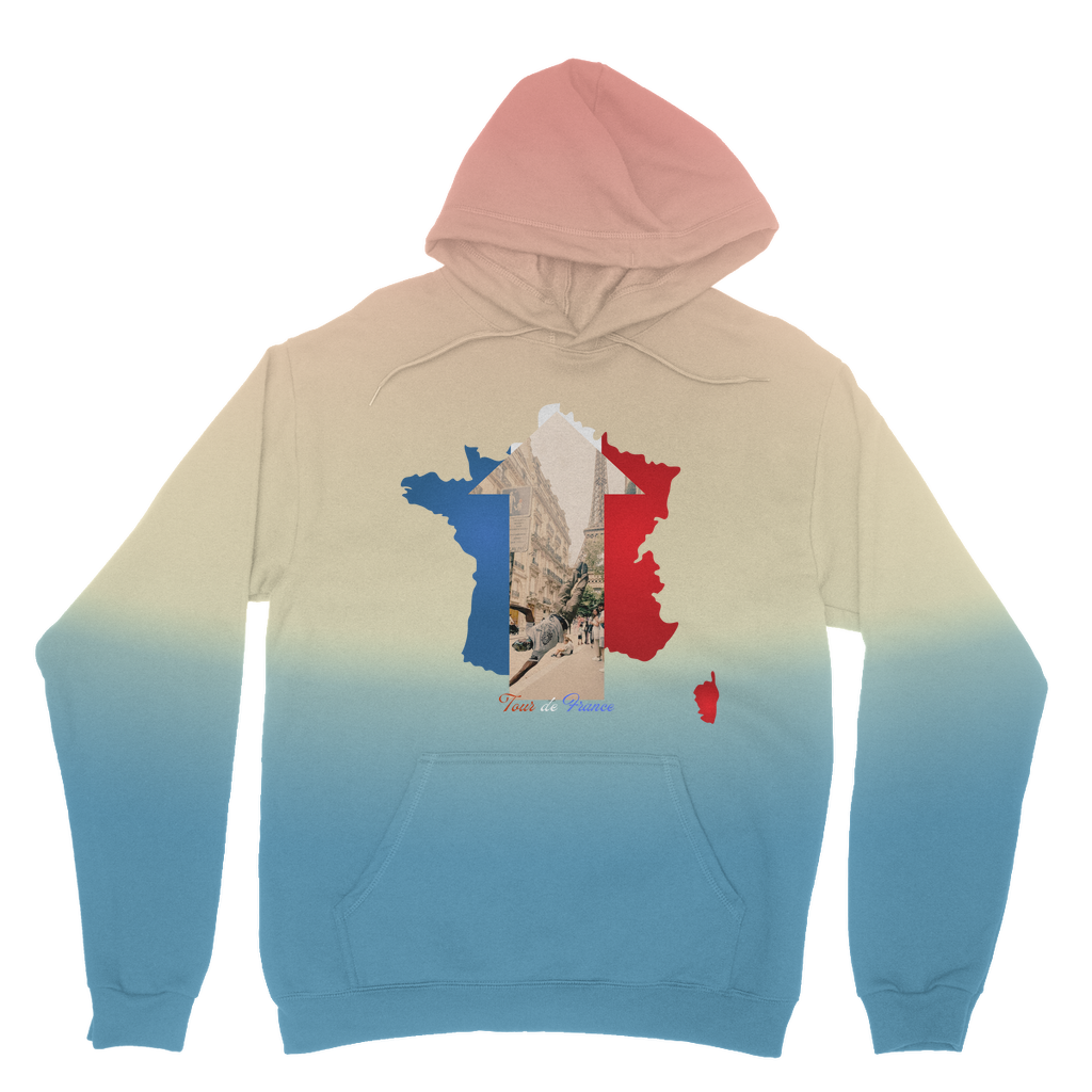 Tour de France Tie Dye Hoodie