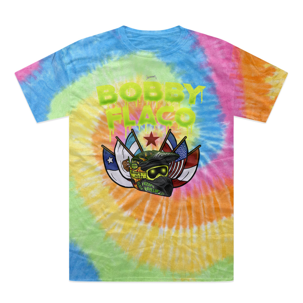 Bobby Flaco (USA) "World Tour" Tie-Dye T-Shirt