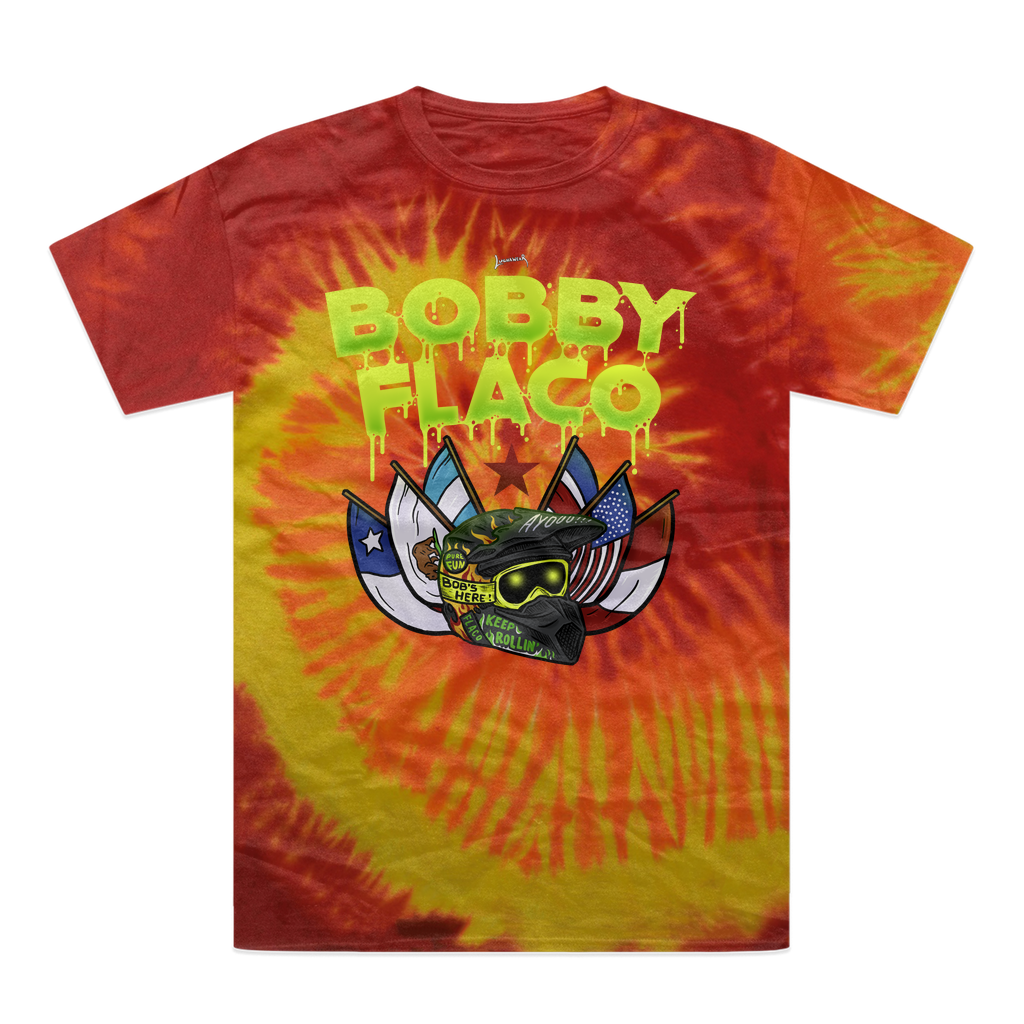 Bobby Flaco (USA) "World Tour" Tie-Dye T-Shirt