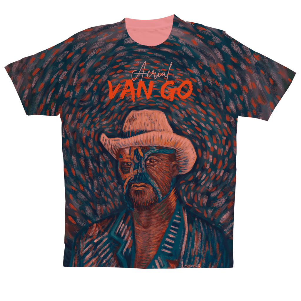 "Self Portrait" - Aerial Van Go (USA) Unisex Activewear Tee