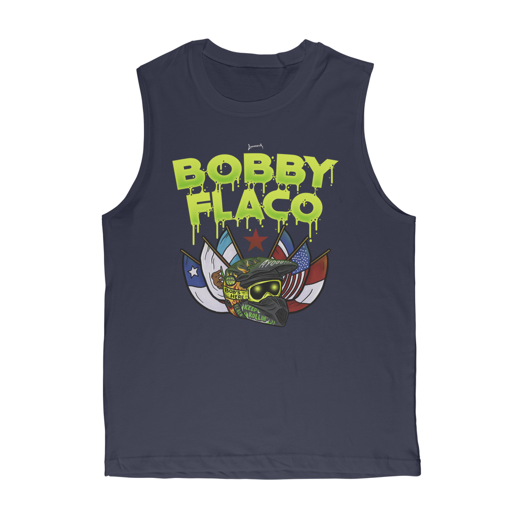 Bobby Flaco (USA) "World Tour" Premium Adult Muscle TankTop