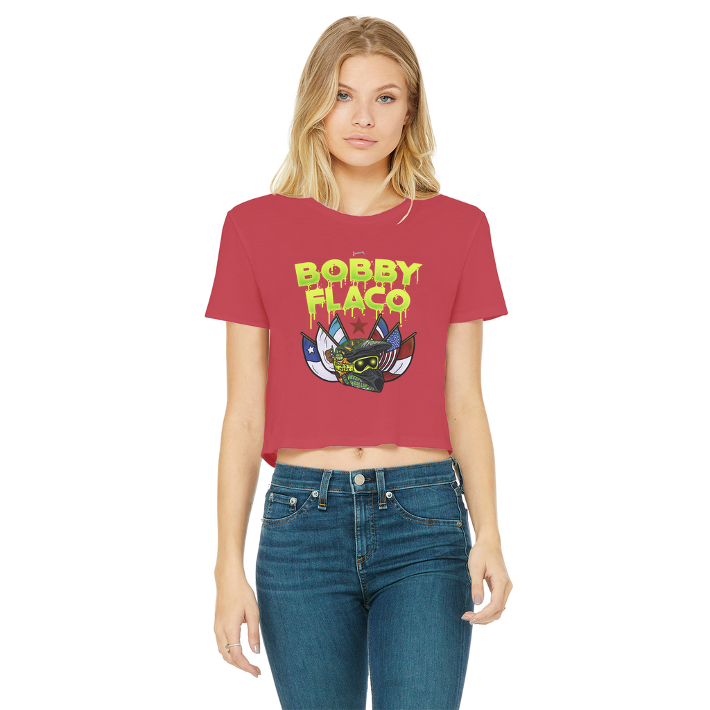 Bobby Flaco (USA) "World Tour" Women's Wear Crop Top
