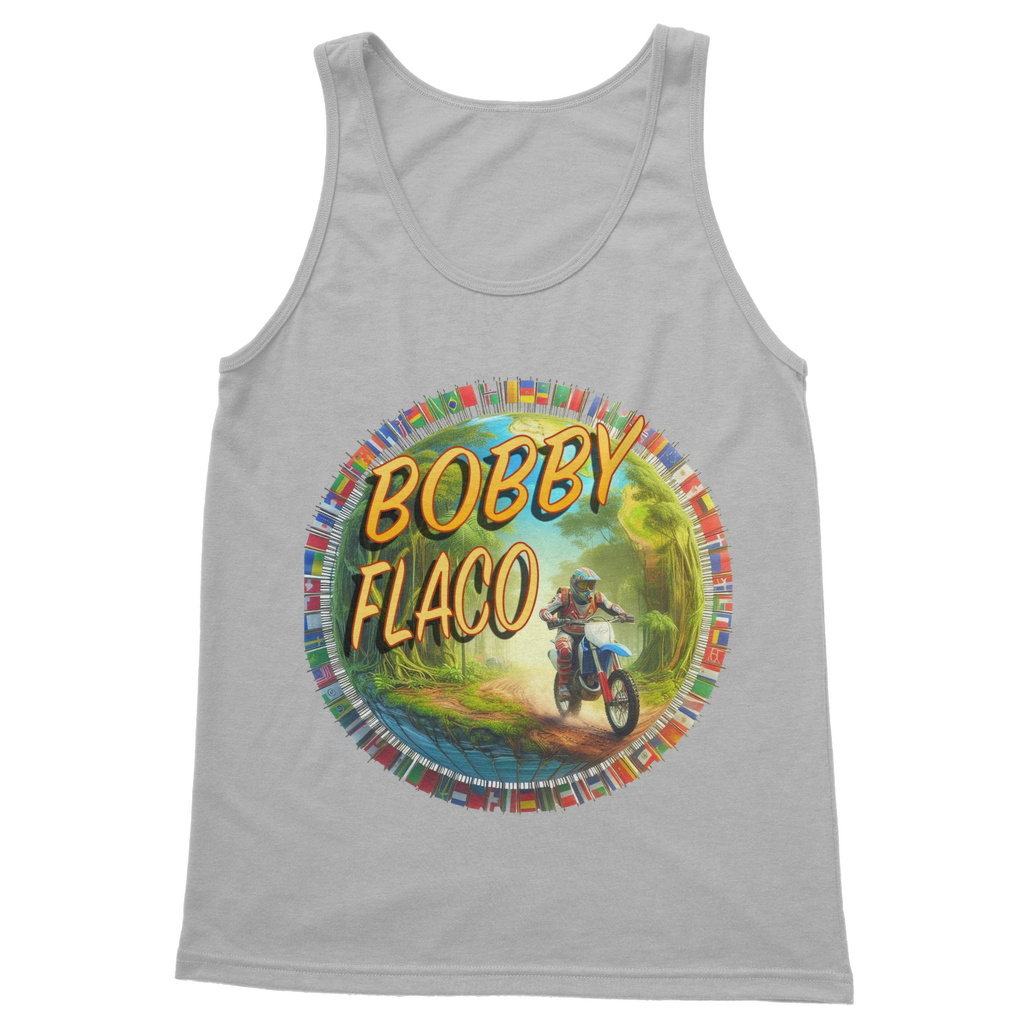 "Bike the World" Bobby Flaco - USaA Women's Wear Tank Top