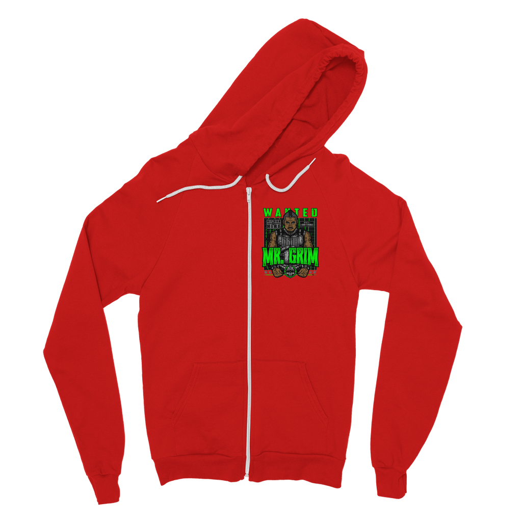 MR. Grim "Wanted" Zip Hoodie