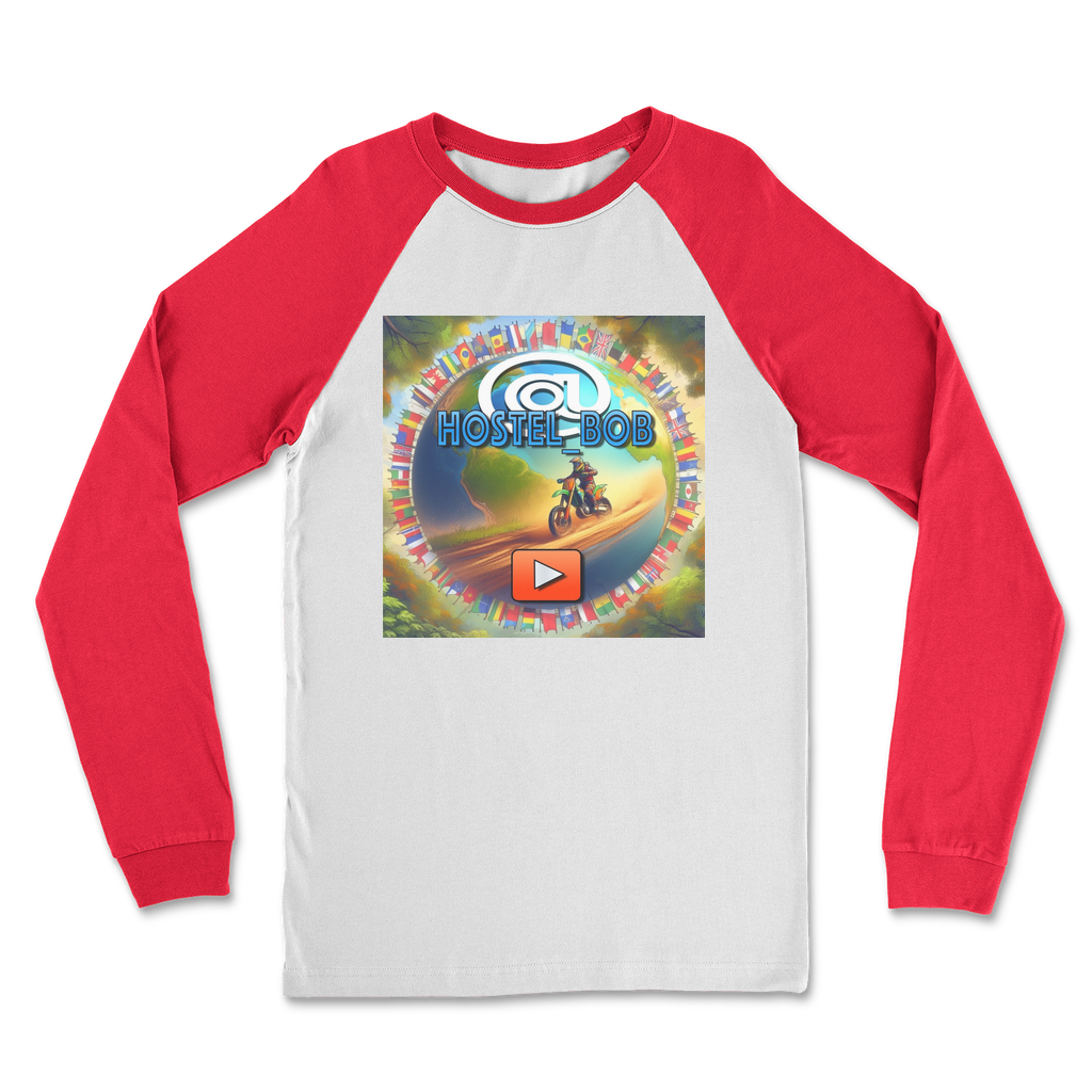 "Hostel Bob" - Bobby Flaco - USA Classic Raglan Long Sleeve Shirt