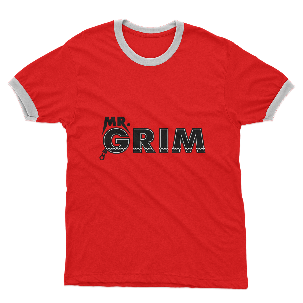 MR. Grim "Zipped Up" Ringer Tee