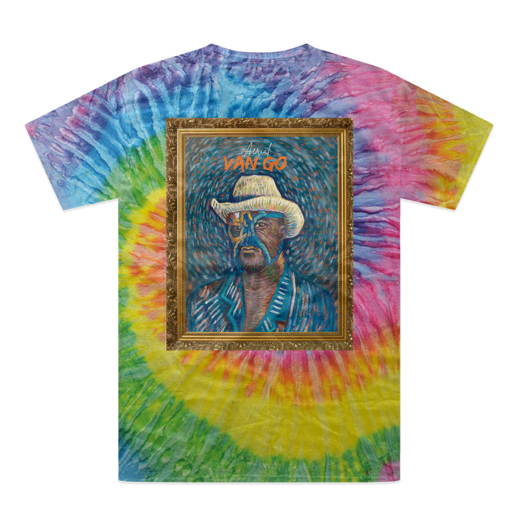 "Self Portrait" - Aerial Van Go (USA) Tie-Dye T-Shirt