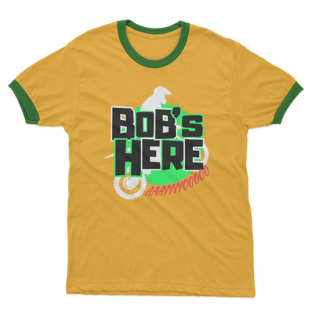 "Bob's Here" Bobby Flaco - USA Ringer Tee
