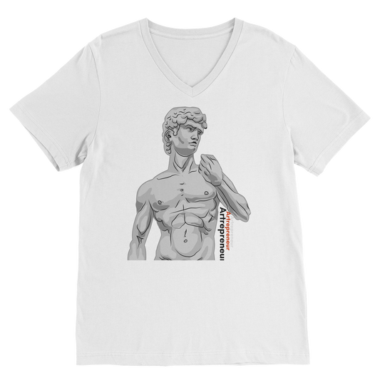 Aerial Van Go "Artrepreneur" (USA) Unisex V Neck Tee