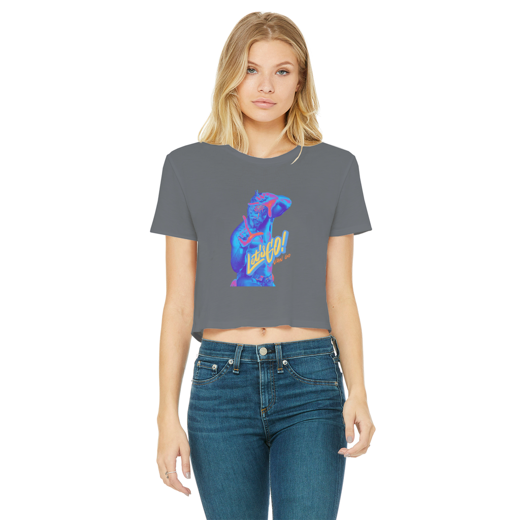 "Let's Go Van Go - Aerial Van Go Women's Wear Crop Top