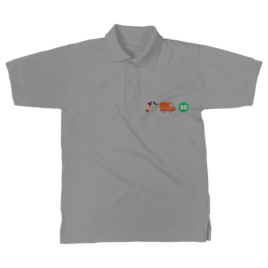 "You Can't Stop" Aerial Van Go - USA Unisex Adult Polo Shirt