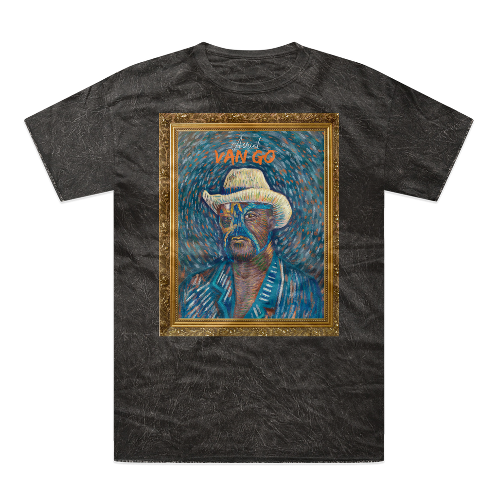 "Self Portrait" - Aerial Van Go (USA) Tie-Dye T-Shirt