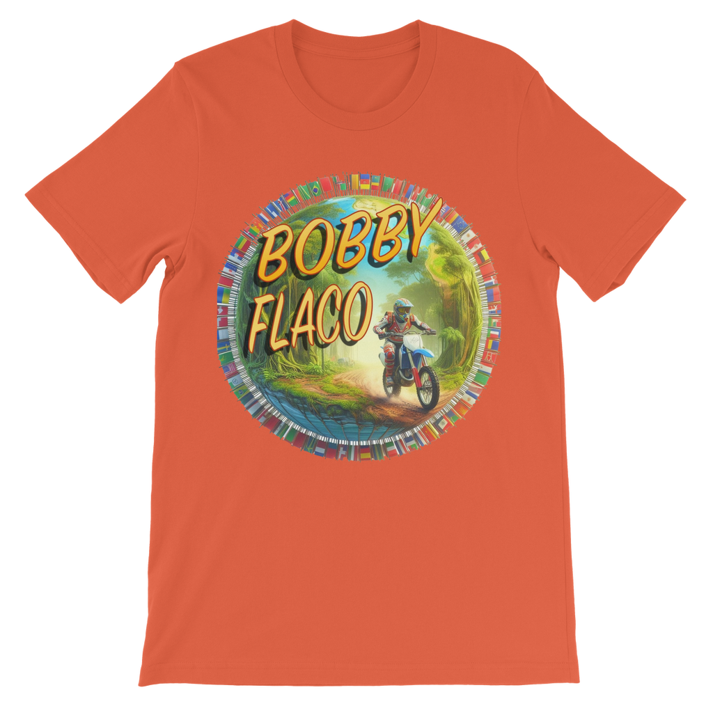 "Bike the World" Bobby Flaco - USaA Youthwear Tee