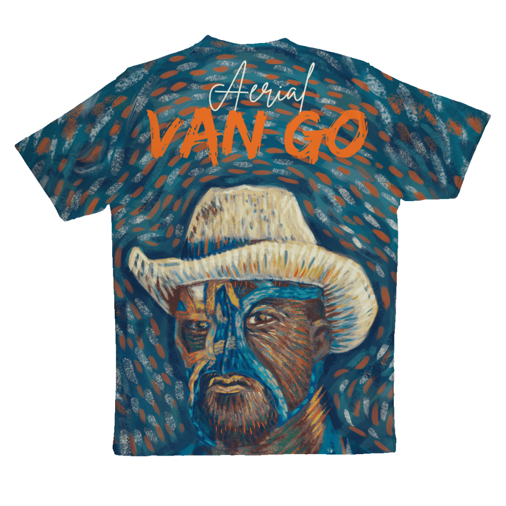 "Self Portrait" - Aerial Van Go (USA) Unisex Activewear Tee