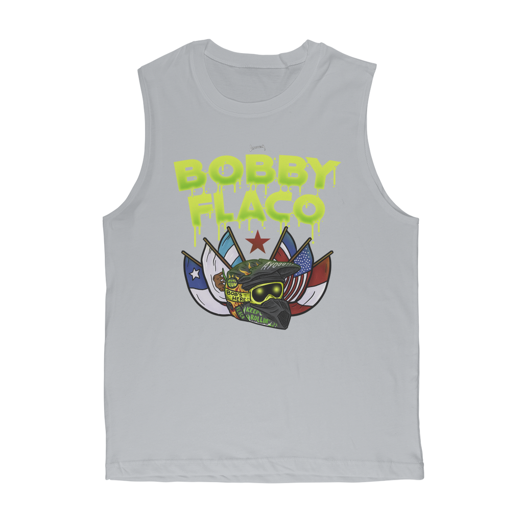 Bobby Flaco (USA) "World Tour" Premium Adult Muscle TankTop