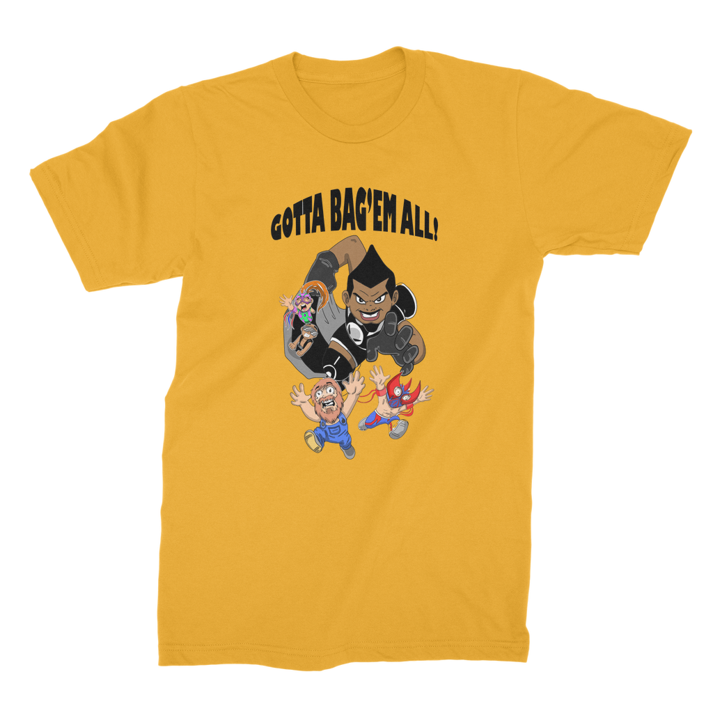 MR. Grim "Gotta Bag Em All" Premium Jersey Adult T-Shirt