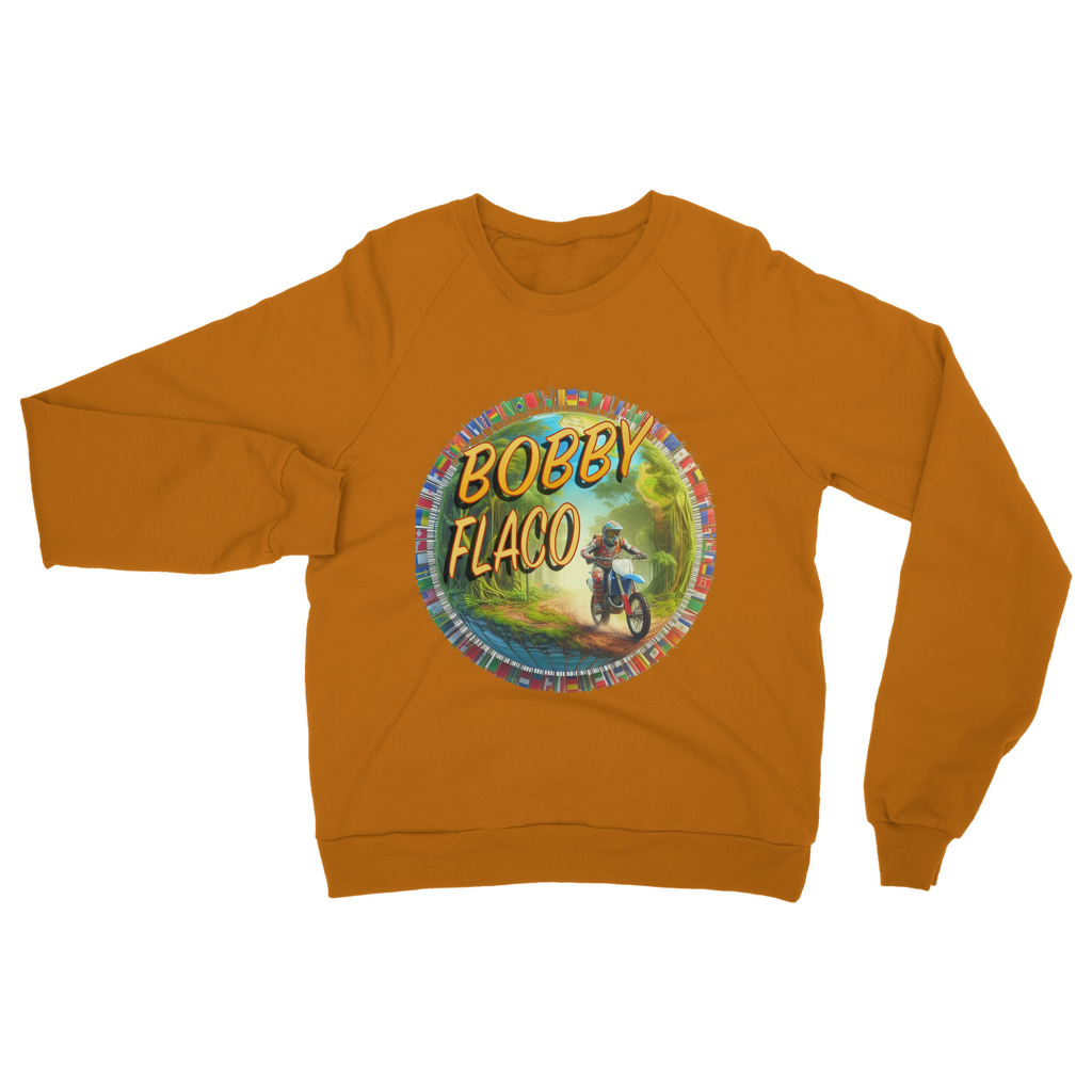 "Bike the World" Bobby Flaco - USaA Unisex Sweatshirt