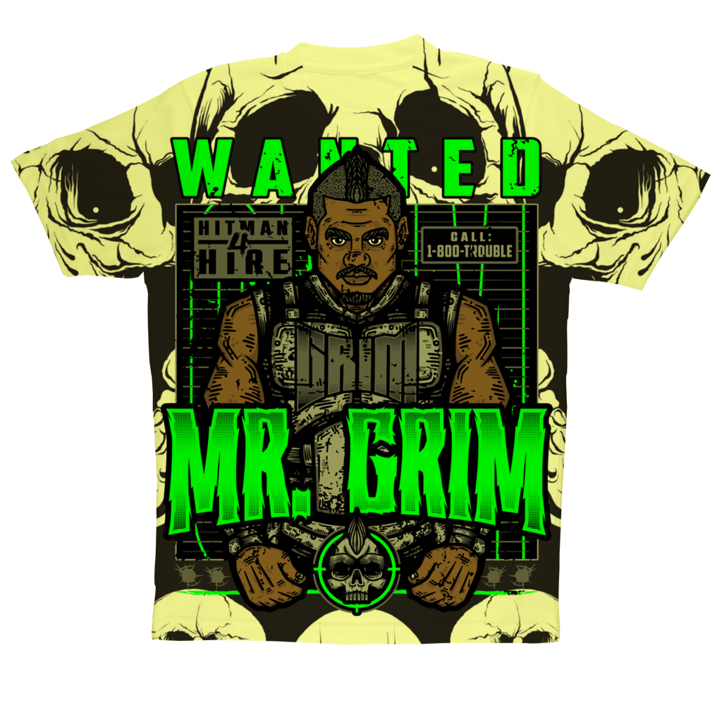 MR. Grim "Wanted" Unisex Activewear Tee