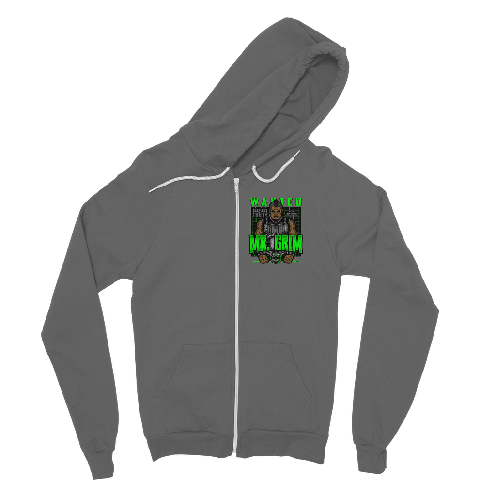 MR. Grim "Wanted" Zip Hoodie