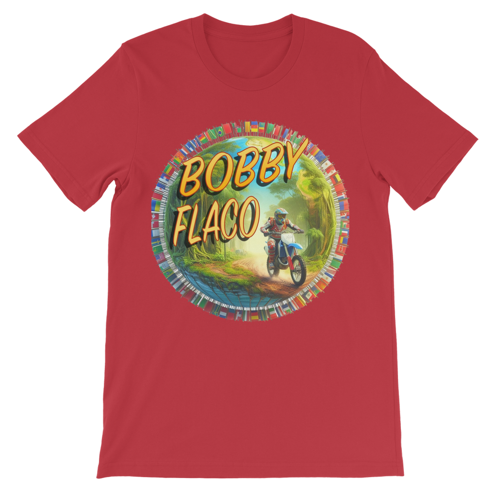 "Bike the World" Bobby Flaco - USaA Youthwear Tee