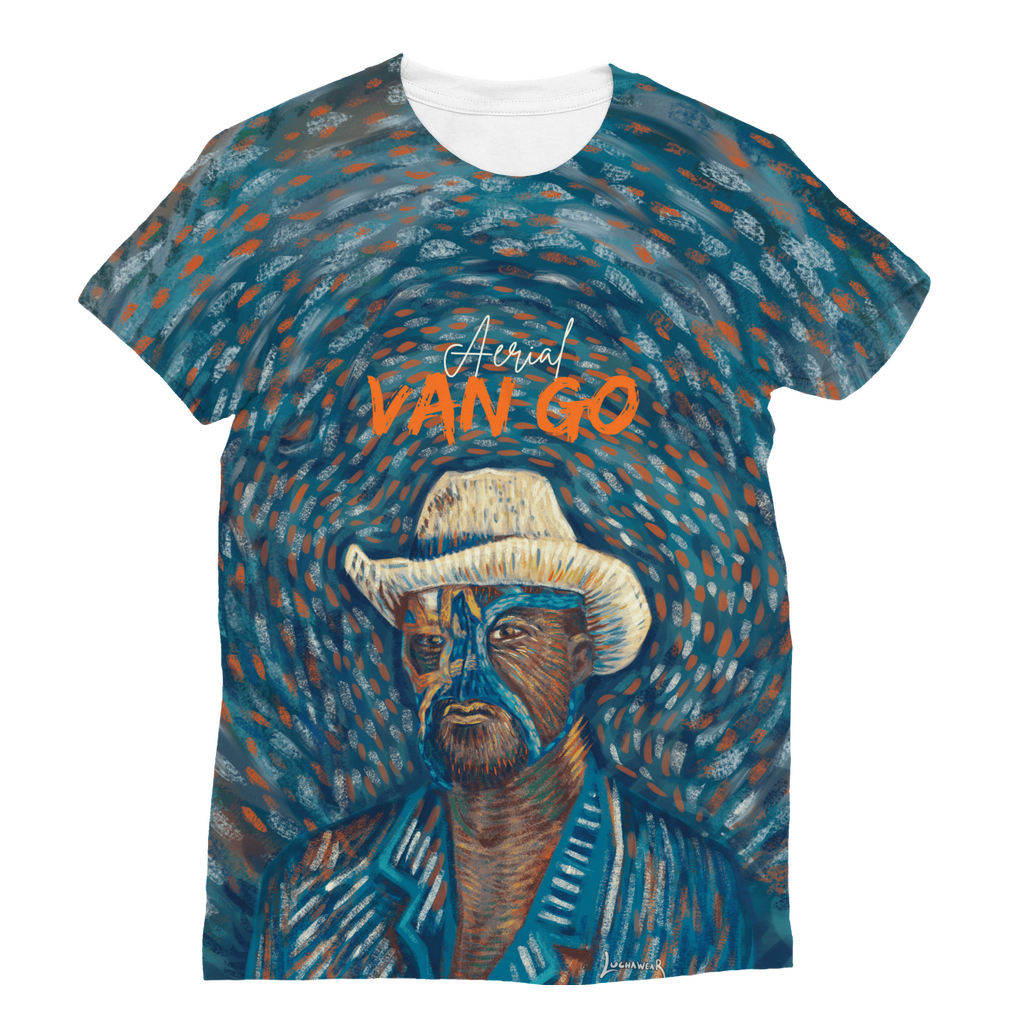 "Self Portrait" - Aerial Van Go (USA) Women's Wear Tee