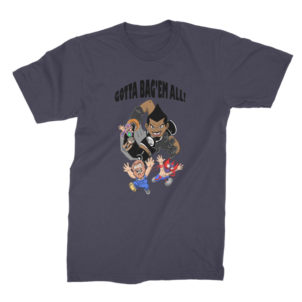 MR. Grim "Gotta Bag Em All" Premium Jersey Adult T-Shirt