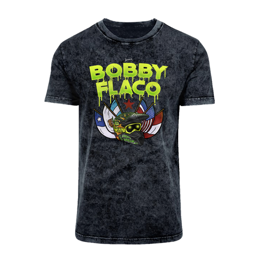 Bobby Flaco (USA) "World Tour" Acid Washed T-Shirt